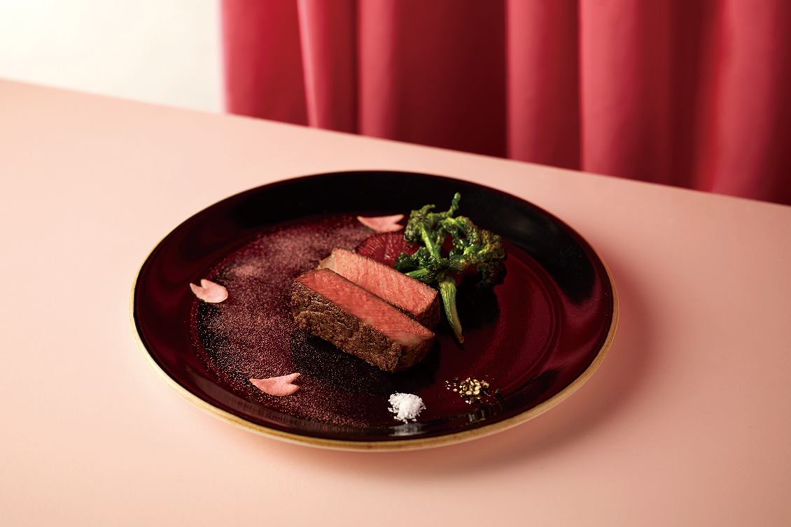 栃木県産霧降高原牛ロース肉の石窯グリル