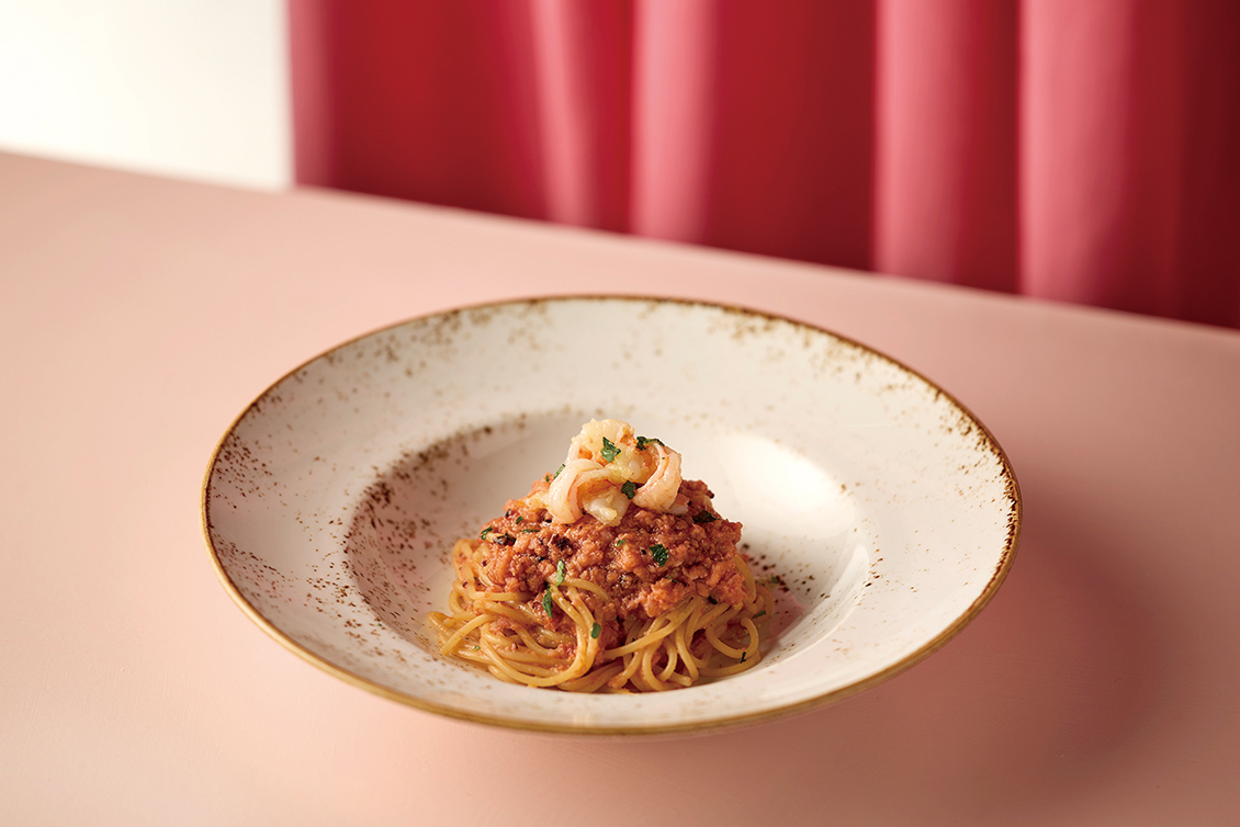 鮮魚のラグーパスタ