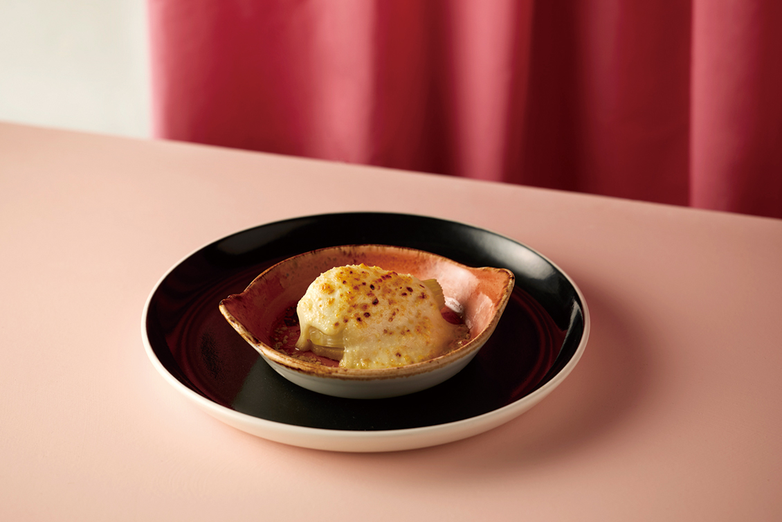 フェンネルとアンチョビジャガイモのグラタン仕立て